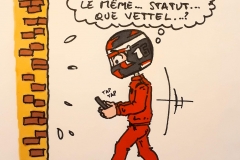 Leclerc crashe sa Ferrari dans le T8 lors des qualifications à Baku